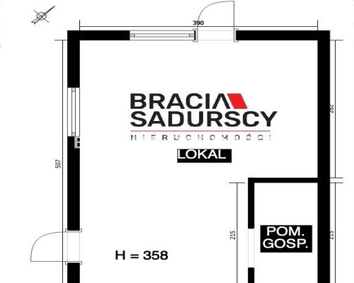 Widoczny lokal usługowy - 10m2 - obok Carrefour