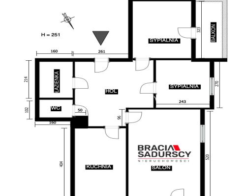 3-pok mieszkanie o dobrym rozkładzie/Ruczaj/Obozow