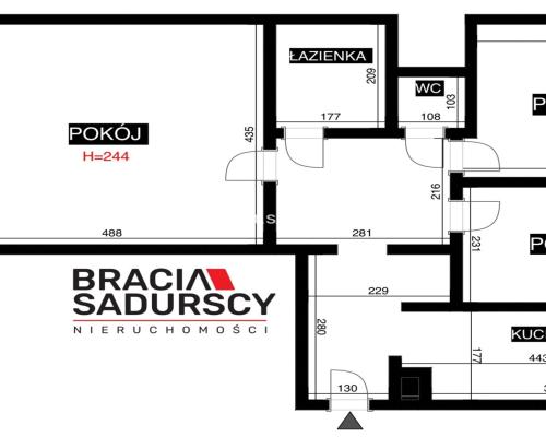Sprzedam mieszkanie 62m2 z dużą piwnicą (3pok)
