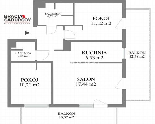 Sprzedam mieszkanie na Żabińcu: 58m2 + parking