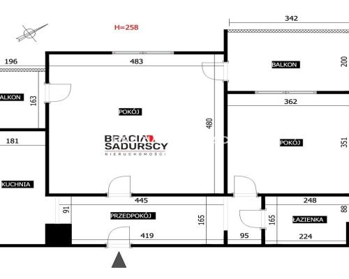OKAZJA! Ustawne 2-pok, 2 balkony, duży potencjał!