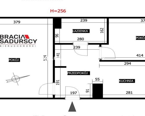 2 pokojowe mieszkanie z pięknym widokiem, 2xloggia