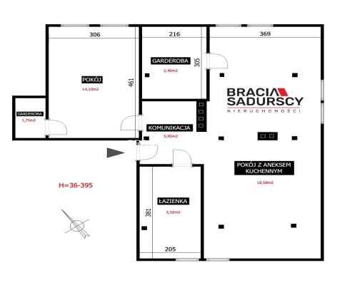 Mieszkanie zaprojektowane przez Architekta wnętrz
