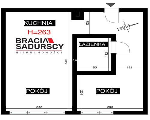 2 pokoje - Os. Urocze - 489 tysięcy