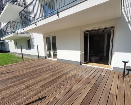 Nowoczesne mieszkanie 37m2 z prywatnym ogródkiem