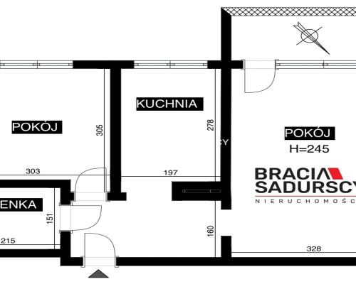 Przytulne dwa pokoje z pięknym widokiem