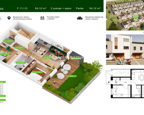 Nowa Pradolina mieszkanie z ogródkiem