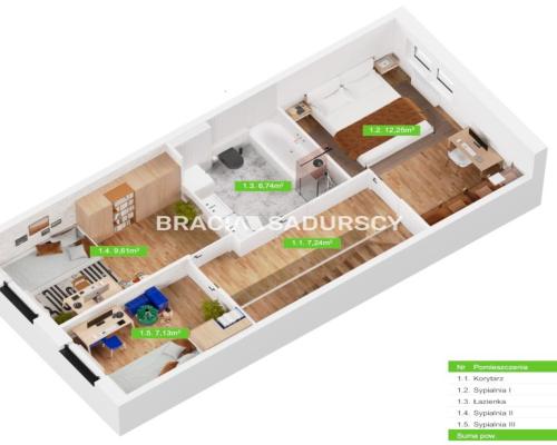 Nowa Pradolina mieszkaniez 2 poziomowe