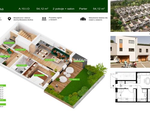 Nowa Pradolina mieszkanie z ogródkiem