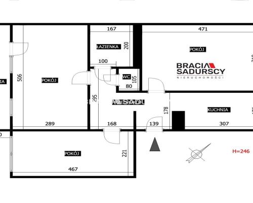 Mieszkanie 3-pokojowe z loggią.