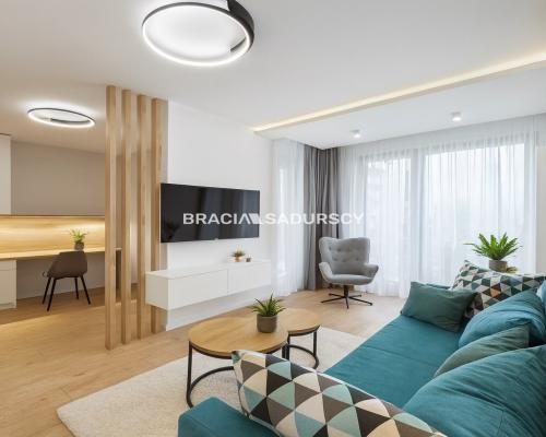 Nowoczesne 2-pokojowe mieszkanie 45 m&sup2; w nowym apartamentowcu  

 Do wynajęcia nowoczesne, w pełni umeblowane mieszkanie z