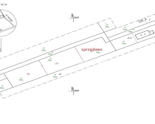 Ogrodzona działka budowlana 27ar WADÓW
