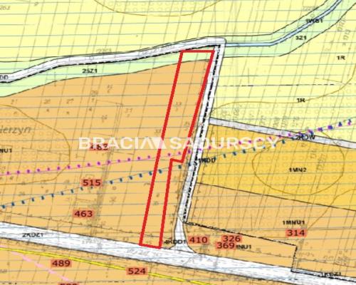 Działka budowlana Cholerzyn, gmina Liszki.