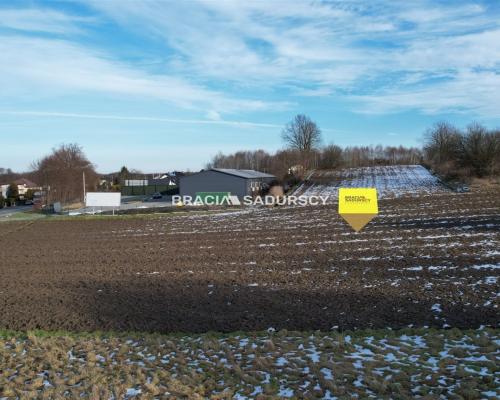 Działka budowlana w Jaśkowicach k/Skawiny gm. Skawina, powiat krakowski. Działka o powierzchni 6200 m2 i wymiarach części gł&oa