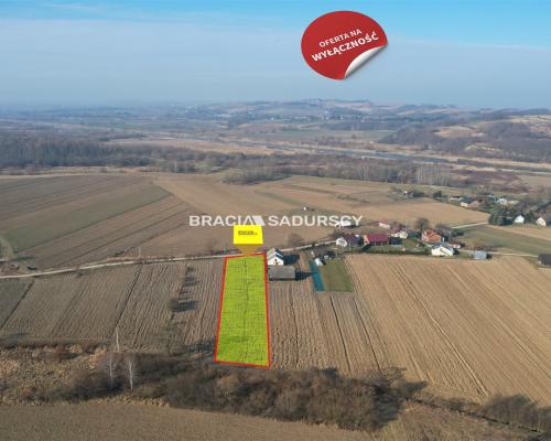 Popędzyna działka z możliwośćią uzyskania wz