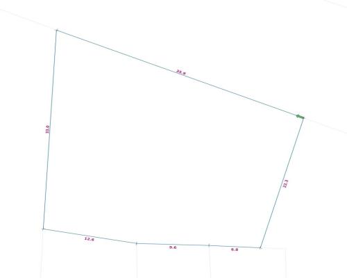 Ispina piękna działka budowlana 866 m2