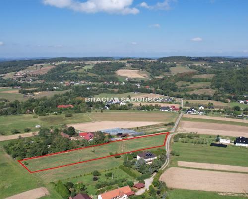 DZIAŁKA BUDOWLANA SZYK 47 A PŁASKA WIDOKOWA UZBRO.