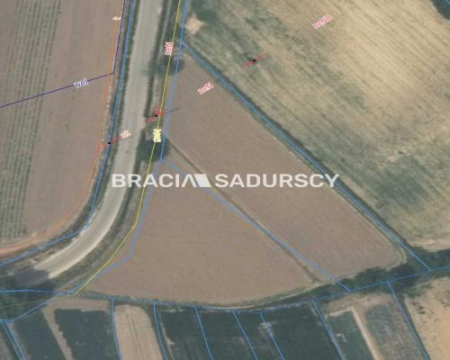 Glewiec, gm. Koniusza. Działka budowlana o pow. 2554 m 2 , bezpośrednio przy drodze publicznej.  
 
Działka budowlano-rolna o p