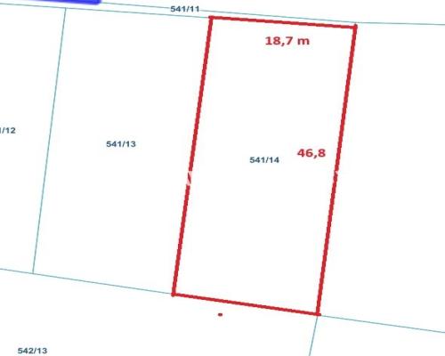Działka budowlana Krzyszkowice 8,7 arów