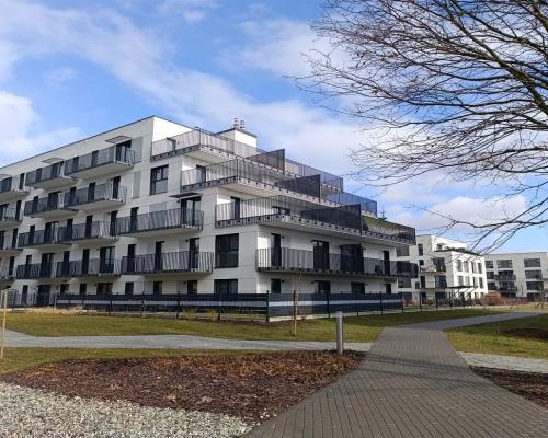 Apartament z ogródkiem w nowym budownictwie