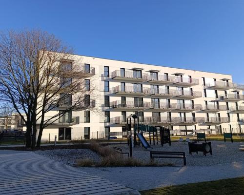 Apartament z ogródkiem w nowym budownictwie