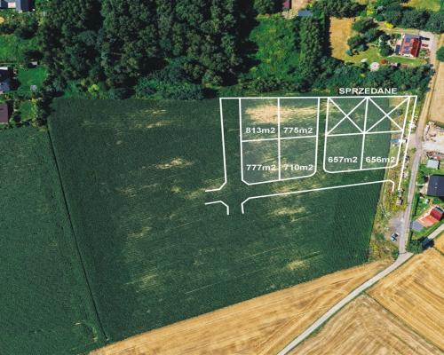 Działki na sprzedaż, powierzchnie od 626 do 813 m2