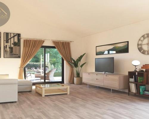 Wiejski dom w malowniczym otoczeniu