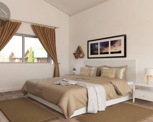 Wiejski dom w malowniczym otoczeniu