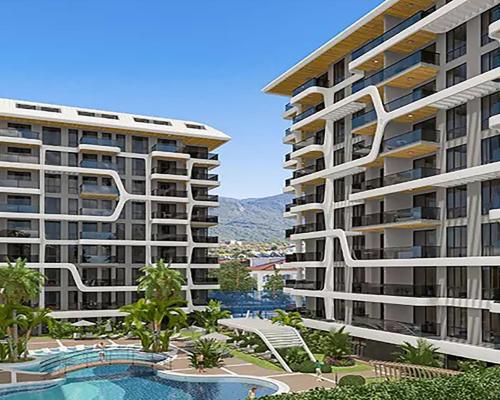 Nowoczesne apartamenty 245 metrów od morza