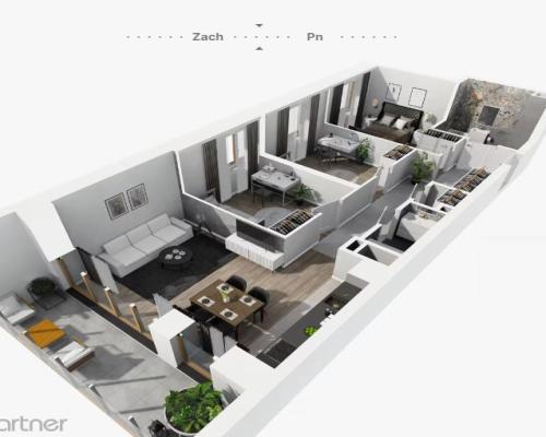 Mieszkanie z widokiem na rzekę z tarasu na dachu!