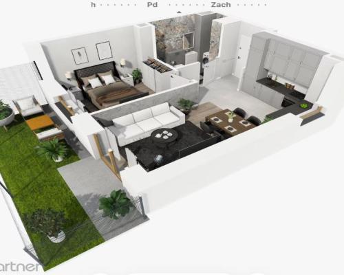 Mieszkanie z ogródkiem nad rzeką!