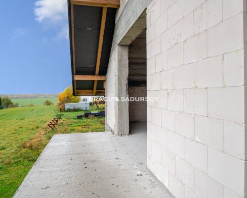 Dom wolnostojący w stanie surowym - Bębło - 130m2