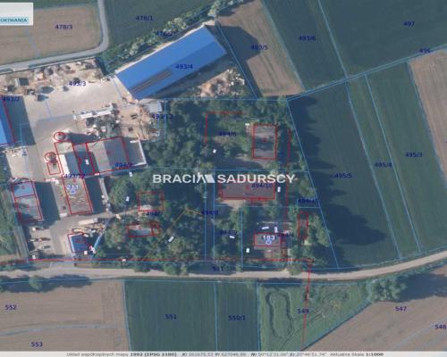 Siedliszowice pow. tarnowski - hala prod. 400 m2.