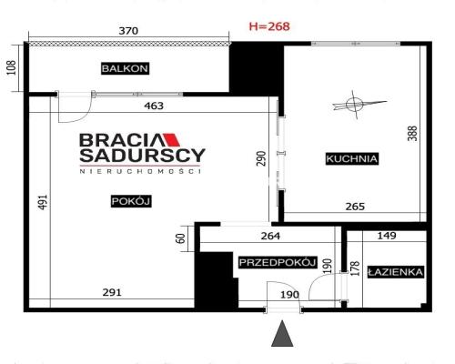 Kawalerka w Łagiewnikach z przestronną kuchnią!