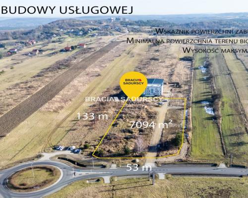 Działka komercyjna przy A4  pod stacje paliw