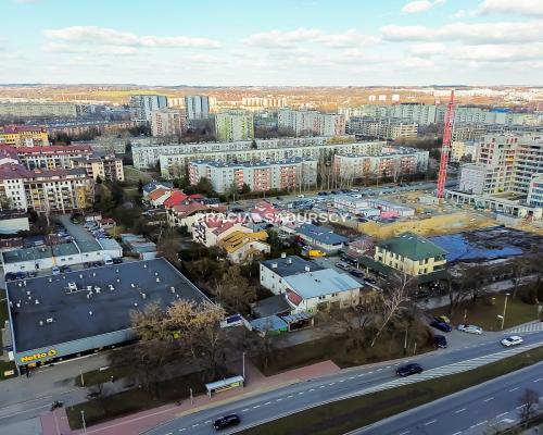 Działka budowlana 1,63 a – Wybickiego – Centrum