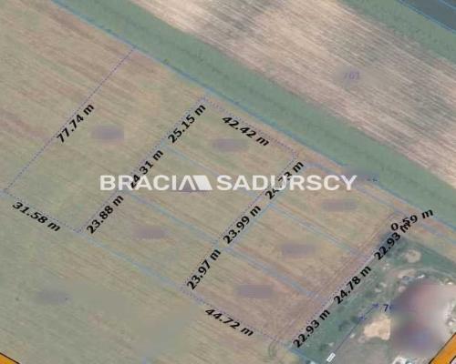 Działka 10,5 ara, gm. Iwanowice- Sieciechowice