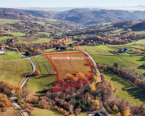 Widokowa działka w Beskidzie Wyspowym