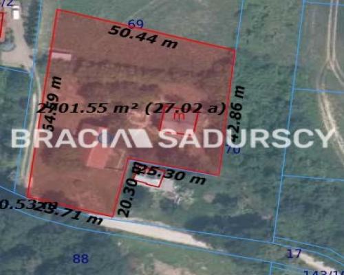 27 arowa  działka budowlana w Michałowicach