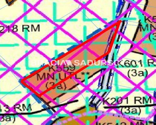 DZIAŁKA BUDOWLANA SZYK 47 A PŁASKA WIDOKOWA UZBRO.
