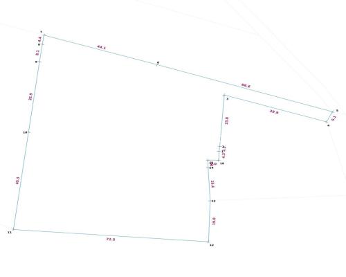 Działka rolna z drewnianym domem Nowa Wieś