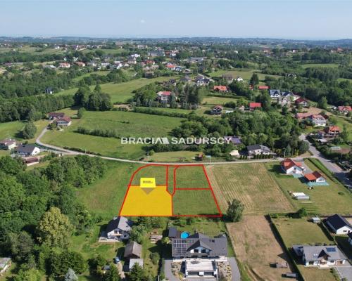 Widokwa działka budowlana Byszyce, gmina Wieliczka