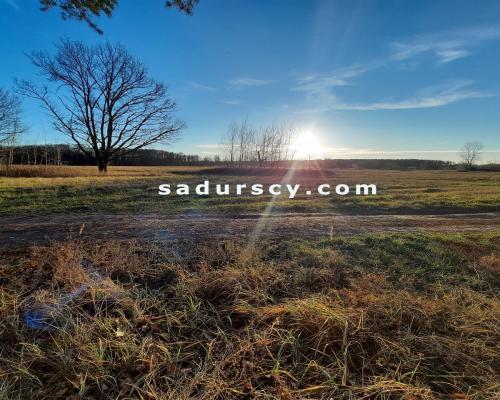 Bardzo ładna działka budowlana 2500m2 w Baniosze, gm. Góra Kalwaria, na terenach zielonych, w otulinie Chojnowskiego Parku Kraj