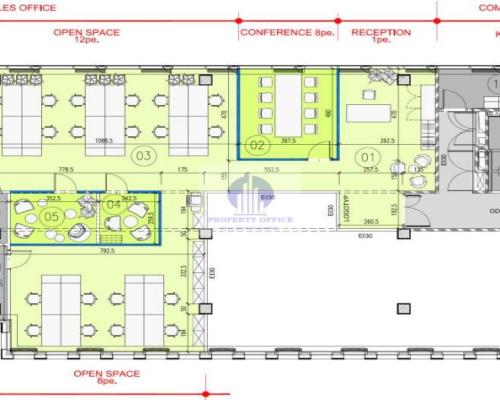 Śródmieście: lokal biurowy na wynajem