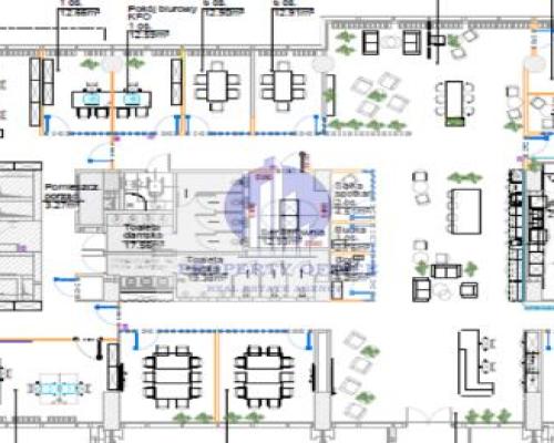 Śródmieście: podnajem- lokal biurowy o pow.1538 m2
