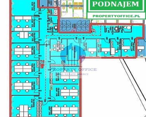 Mokotów: lokal biurowy do podnajmu