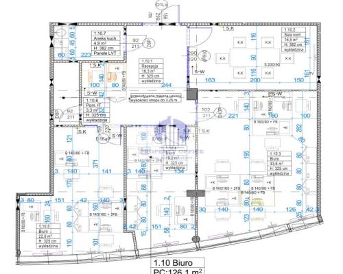 Mokotów: lokal biurowy n awynajem