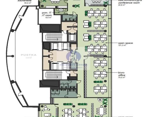 Mokotów: lokal biurowy na wynajem