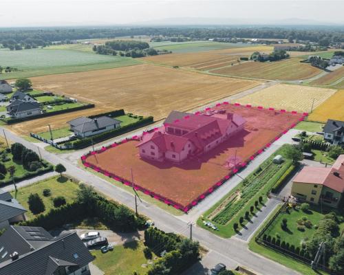 Dom z warsztatem, 1000 m2, działka 5 tyś m2