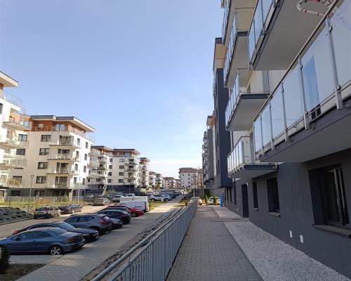 Apartament z tarasem w nowym budownictwie